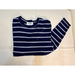 Parke - Maggie & Emma Stripe Long Sleeve Shirt  Size S